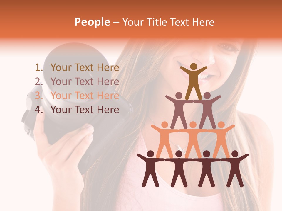 Joyful People Smile PowerPoint Template