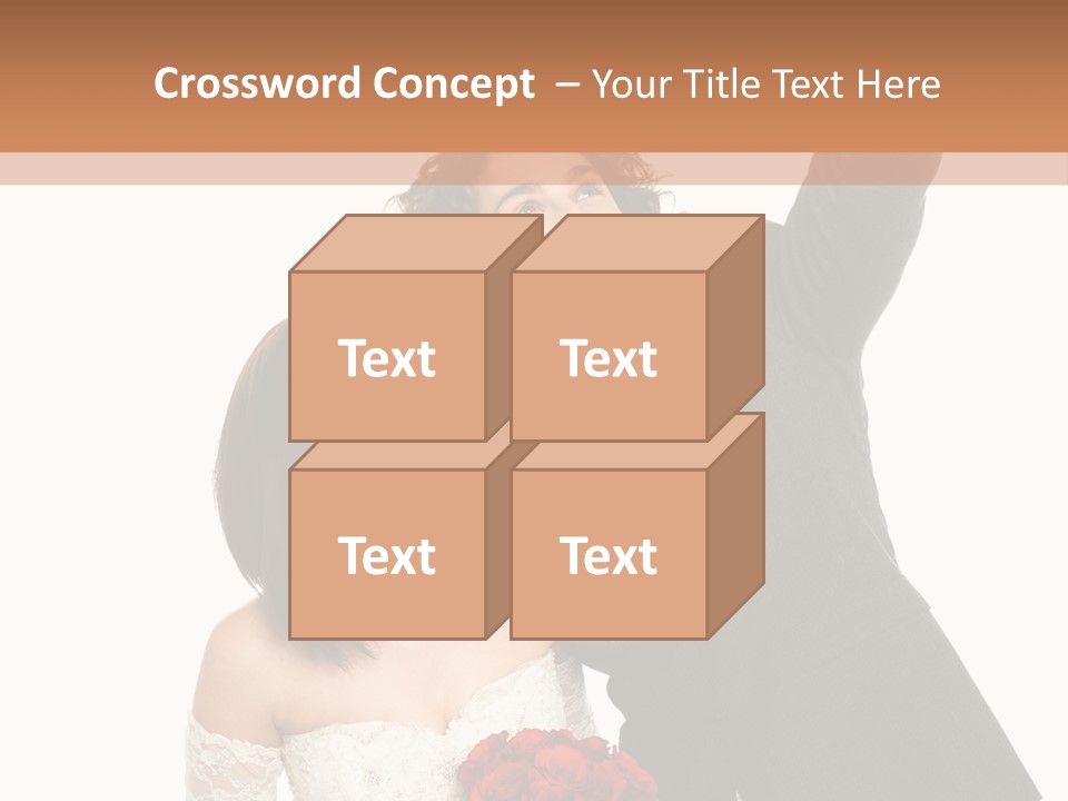 Dress Man Finger PowerPoint Template