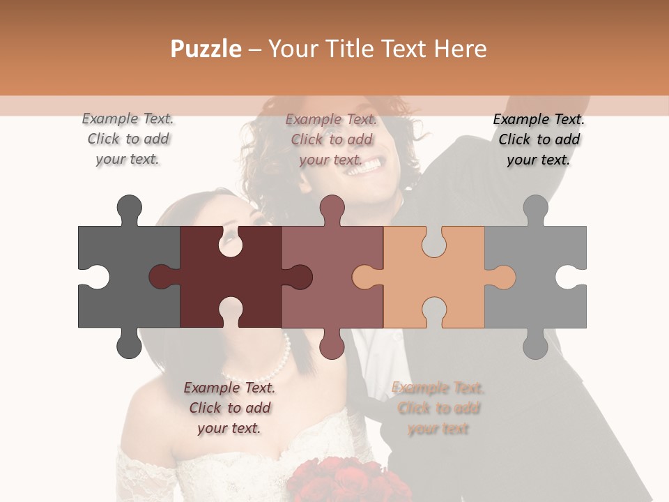 Dress Man Finger PowerPoint Template