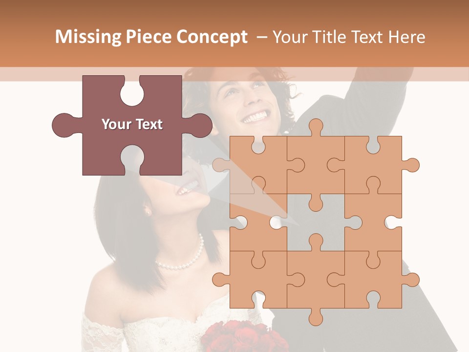 Dress Man Finger PowerPoint Template