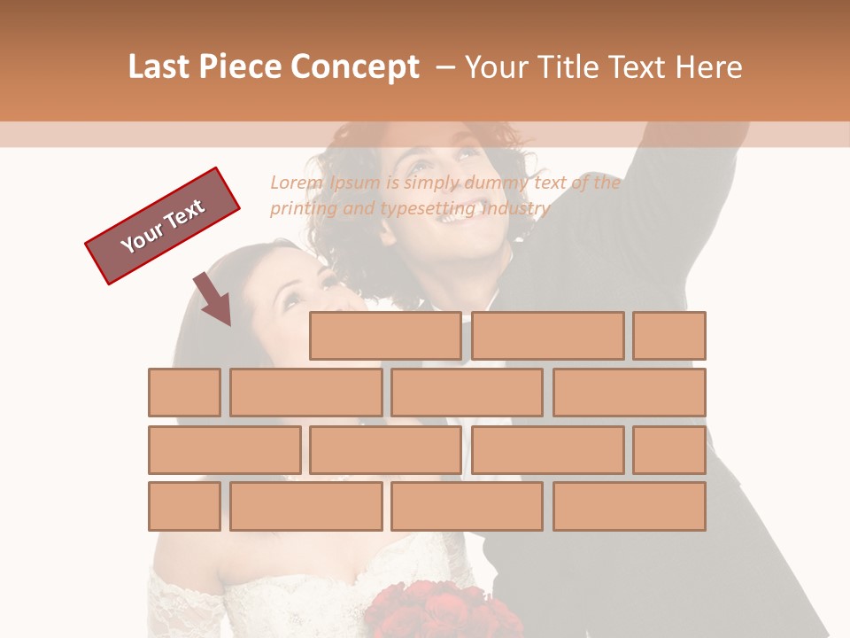 Dress Man Finger PowerPoint Template