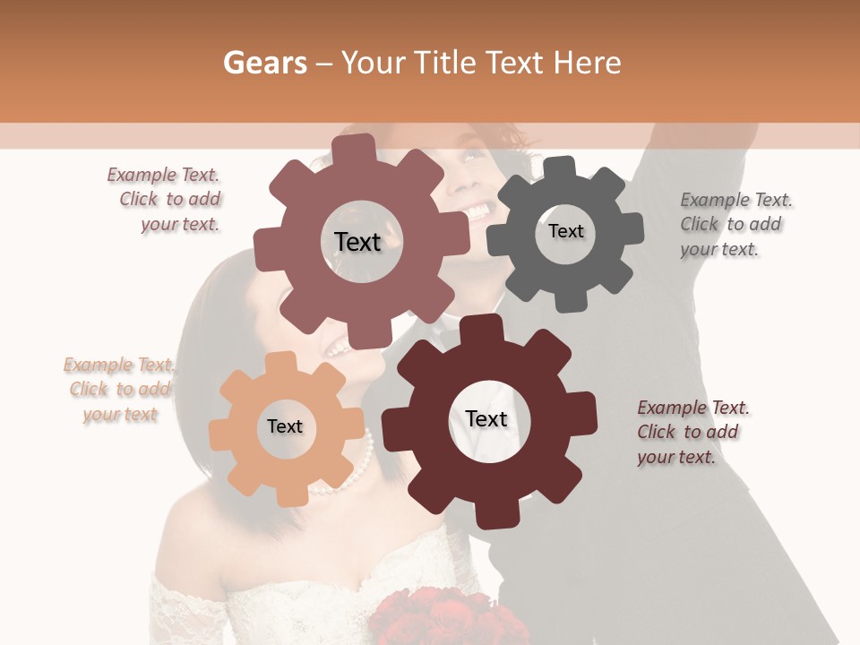 Dress Man Finger PowerPoint Template