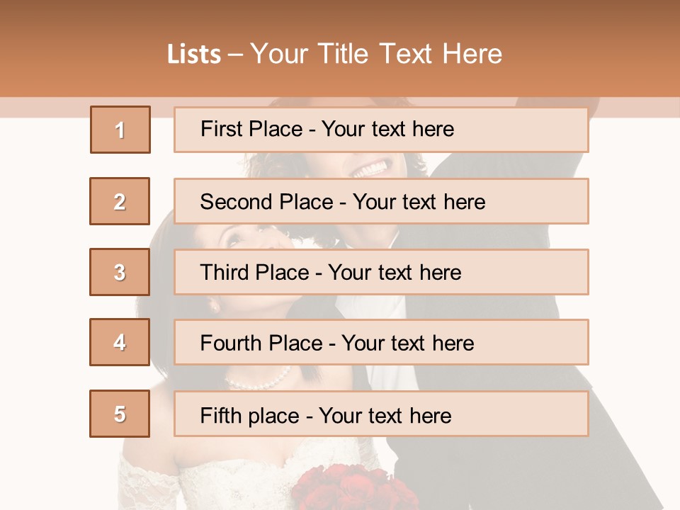 Dress Man Finger PowerPoint Template