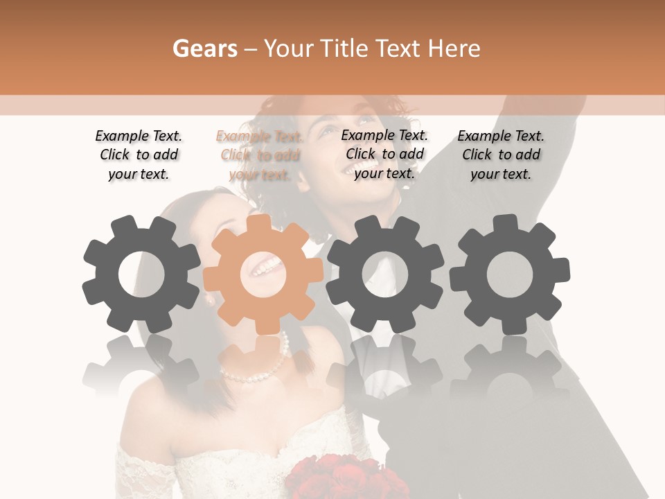 Dress Man Finger PowerPoint Template