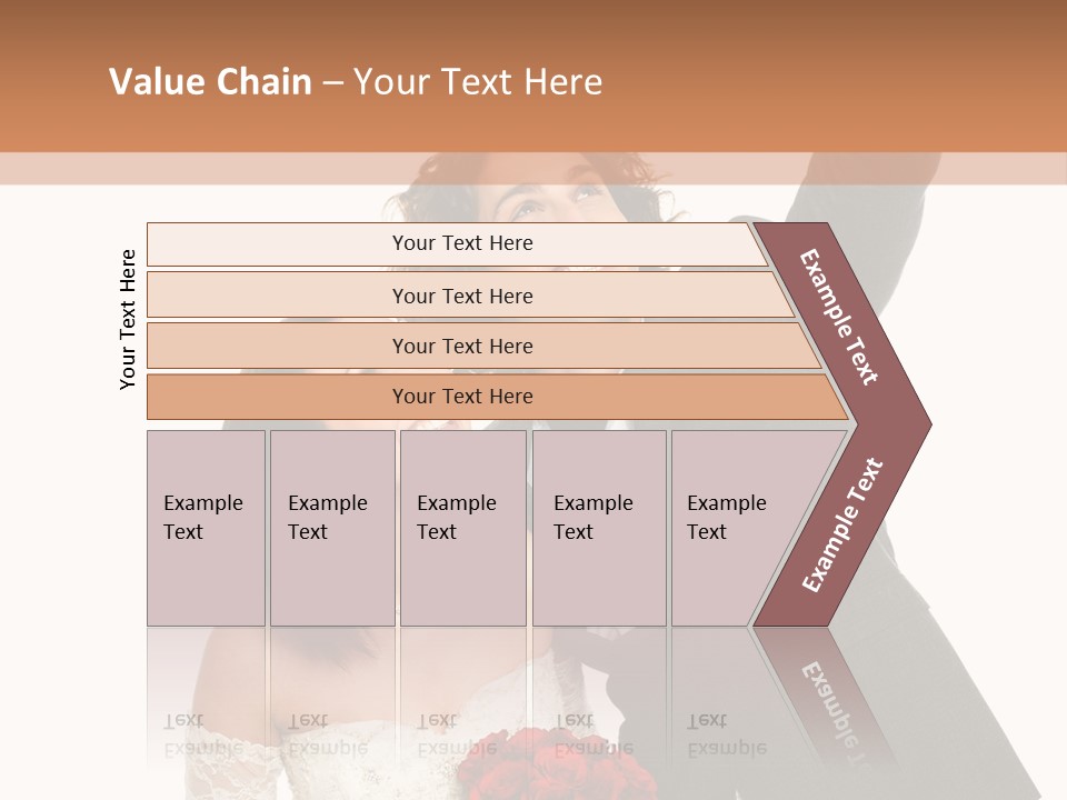 Dress Man Finger PowerPoint Template