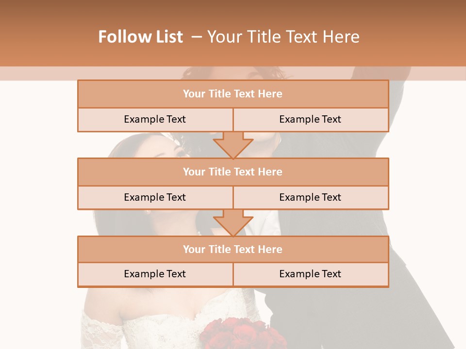 Dress Man Finger PowerPoint Template