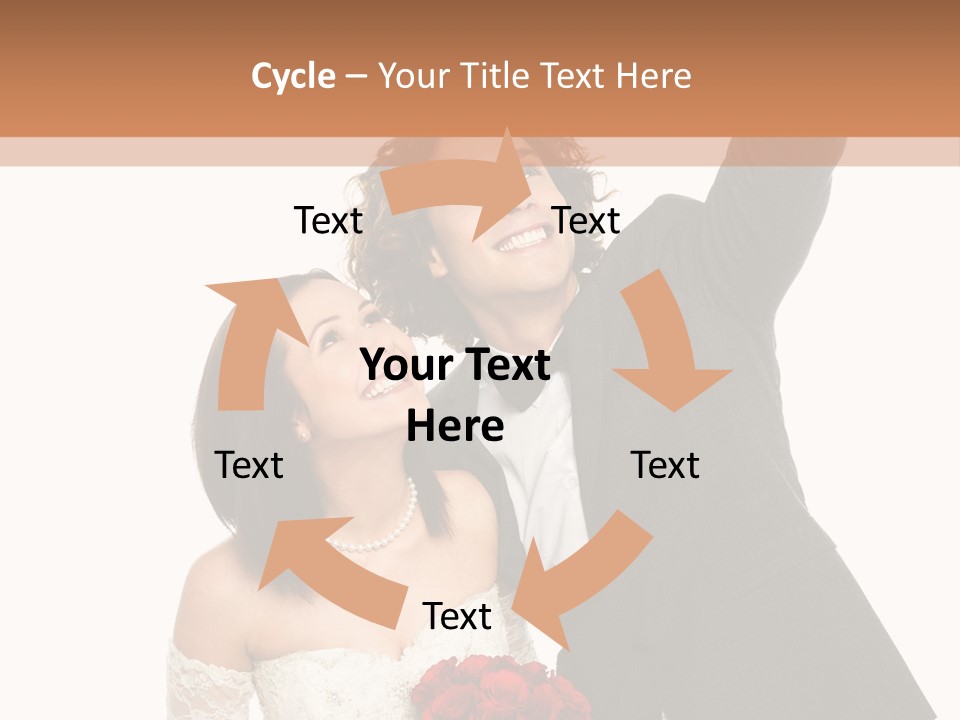 Dress Man Finger PowerPoint Template