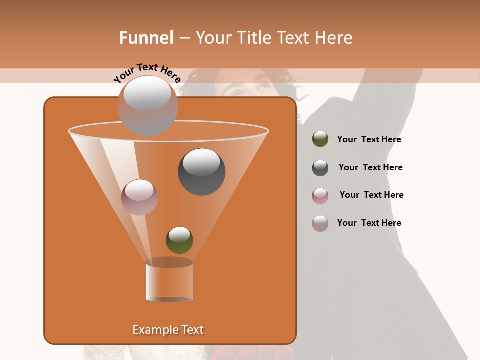 Dress Man Finger PowerPoint Template