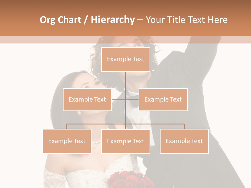 Dress Man Finger PowerPoint Template