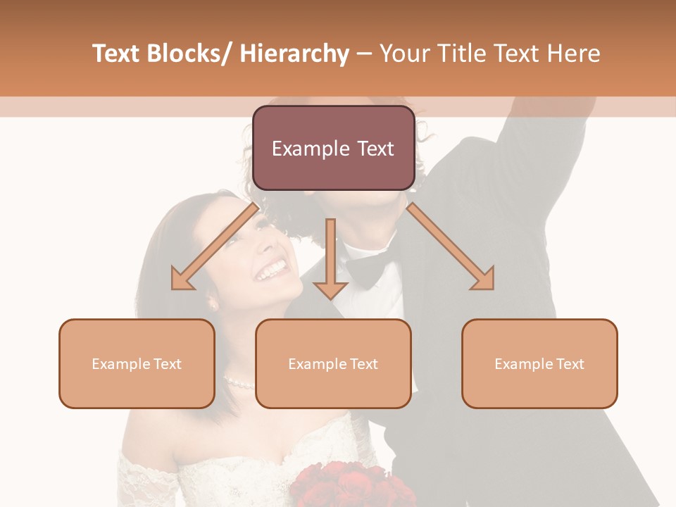 Dress Man Finger PowerPoint Template