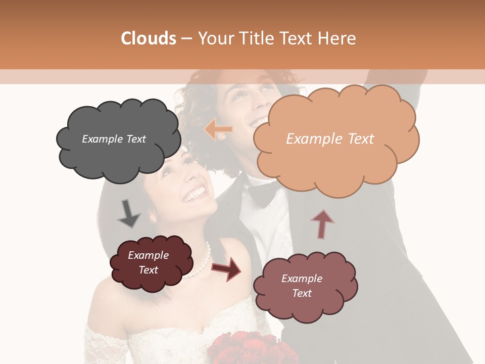 Dress Man Finger PowerPoint Template