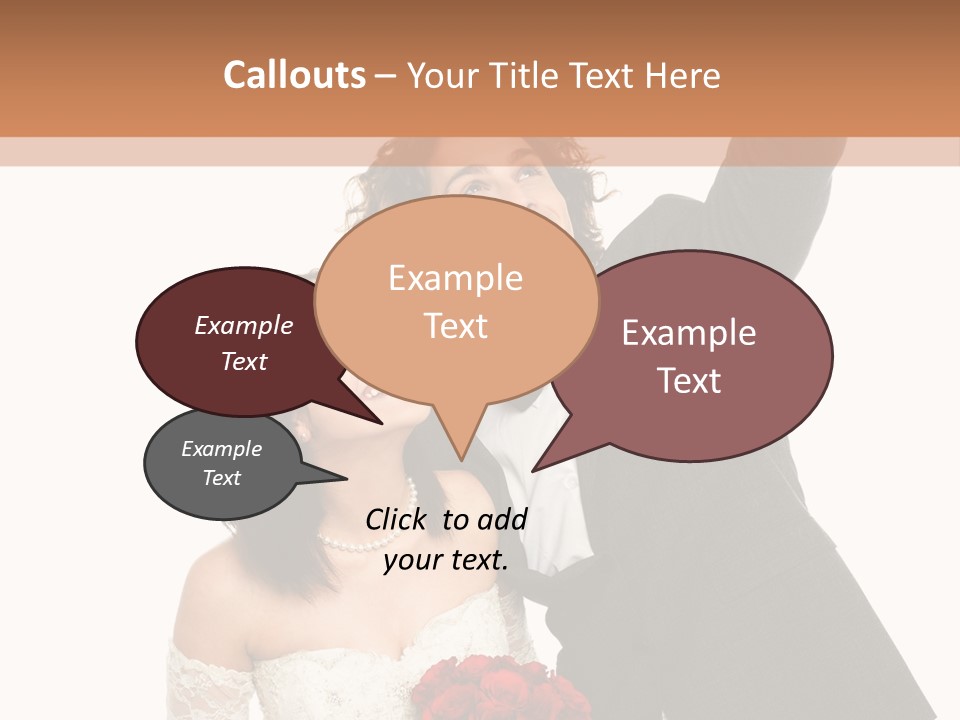 Dress Man Finger PowerPoint Template