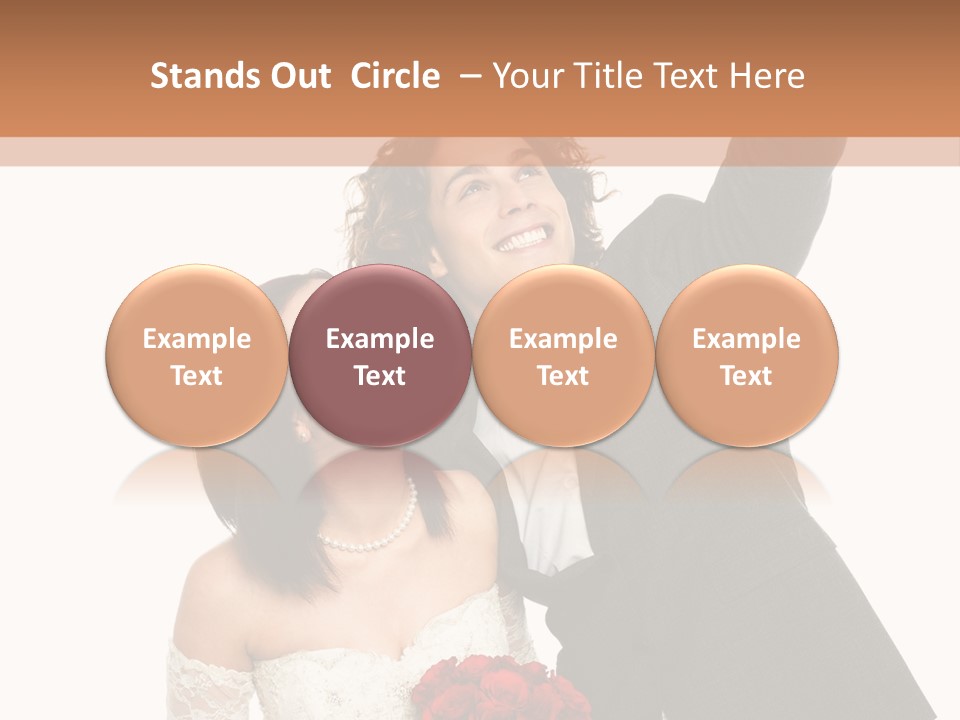 Dress Man Finger PowerPoint Template