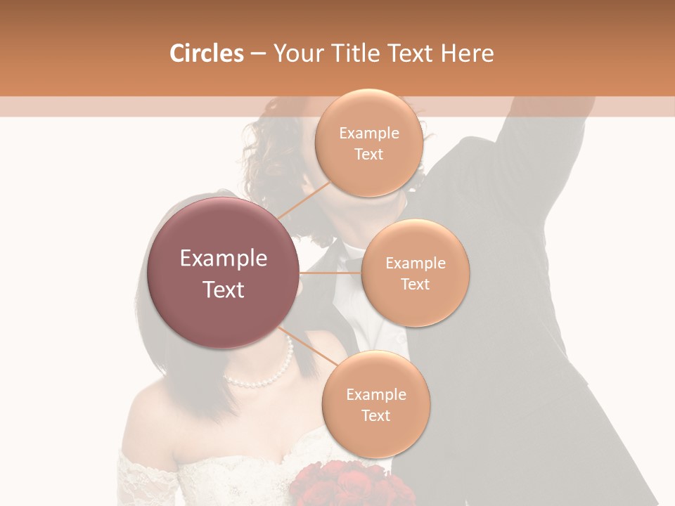 Dress Man Finger PowerPoint Template