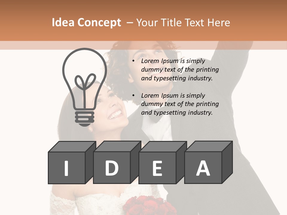 Dress Man Finger PowerPoint Template