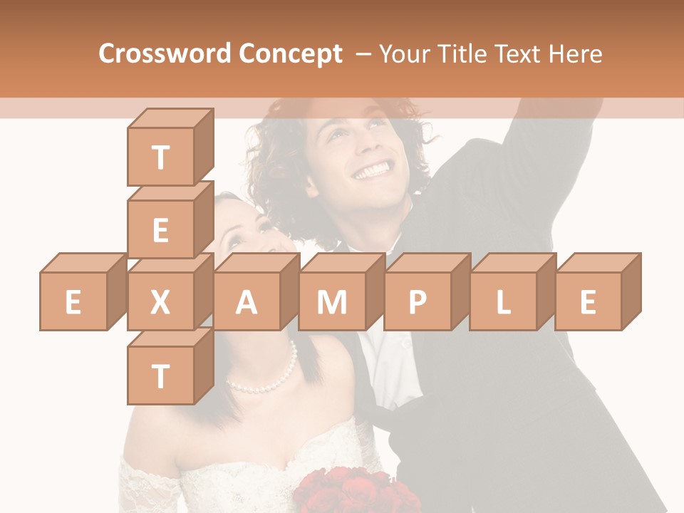 Dress Man Finger PowerPoint Template