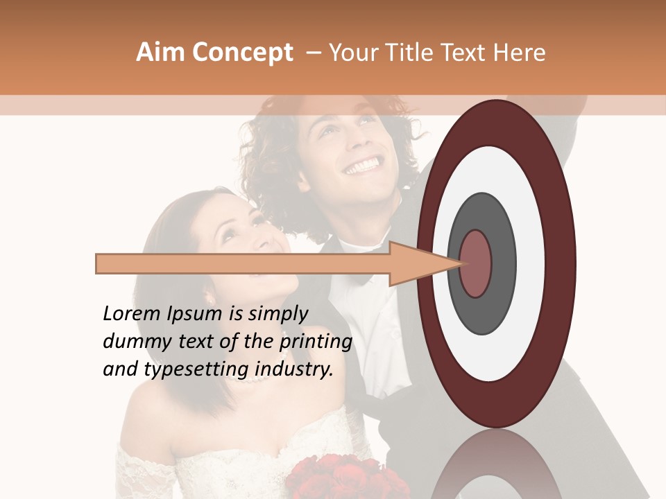 Dress Man Finger PowerPoint Template