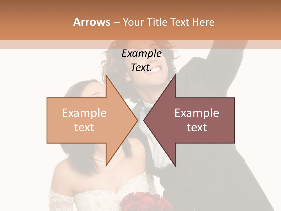 Dress Man Finger PowerPoint Template