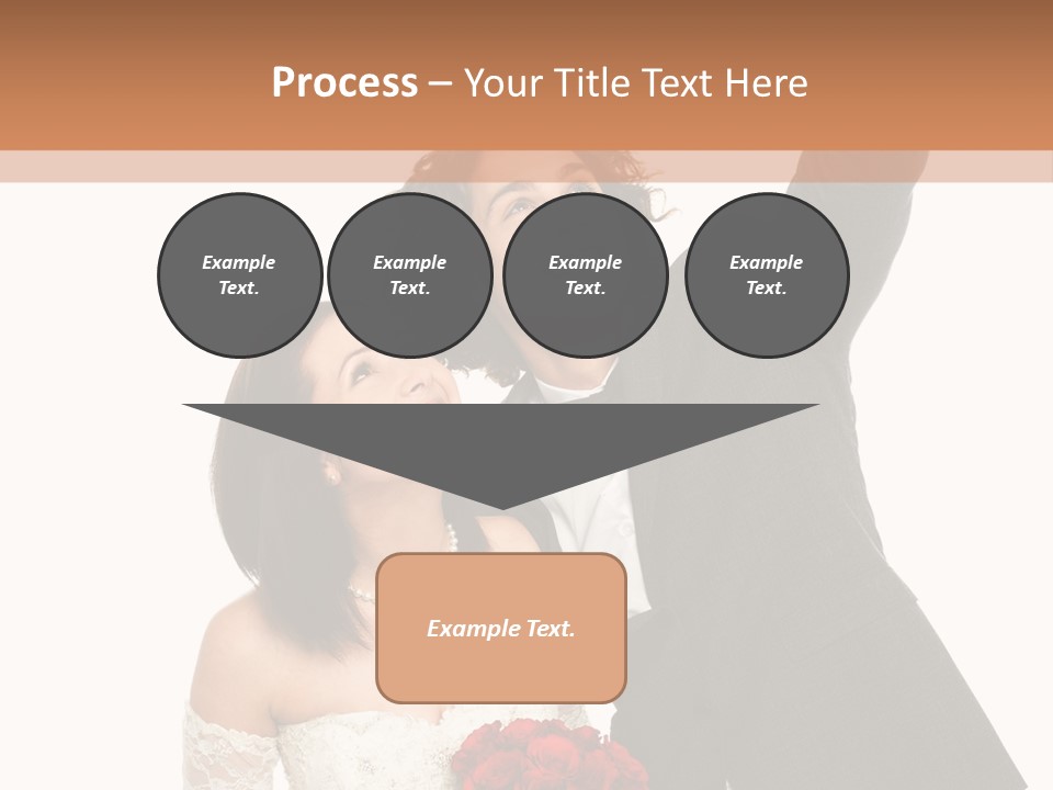 Dress Man Finger PowerPoint Template