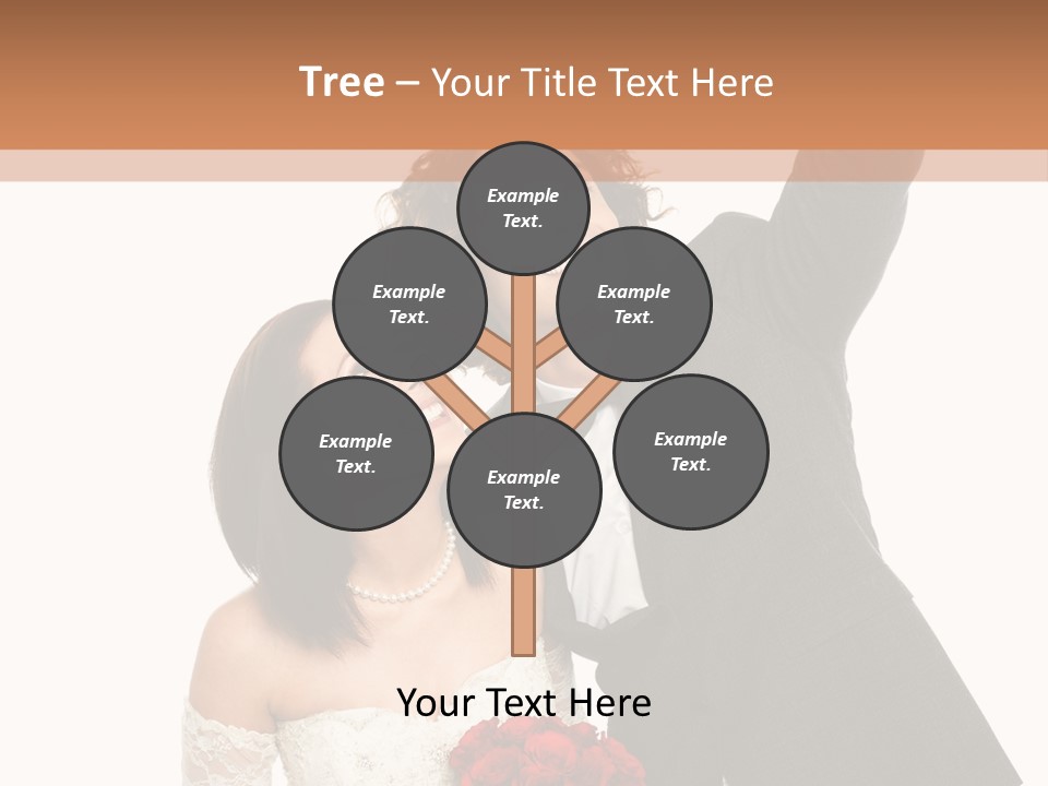 Dress Man Finger PowerPoint Template