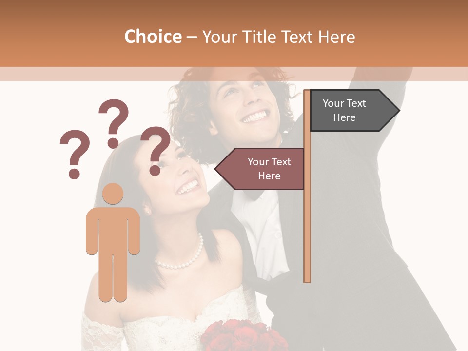 Dress Man Finger PowerPoint Template