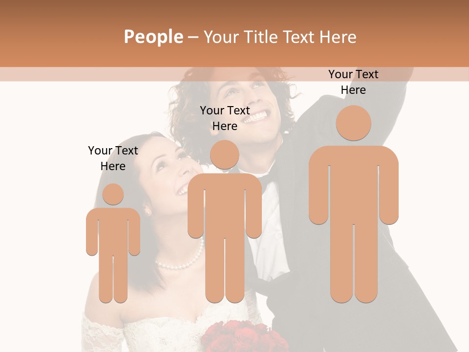 Dress Man Finger PowerPoint Template