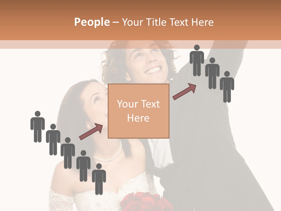 Dress Man Finger PowerPoint Template