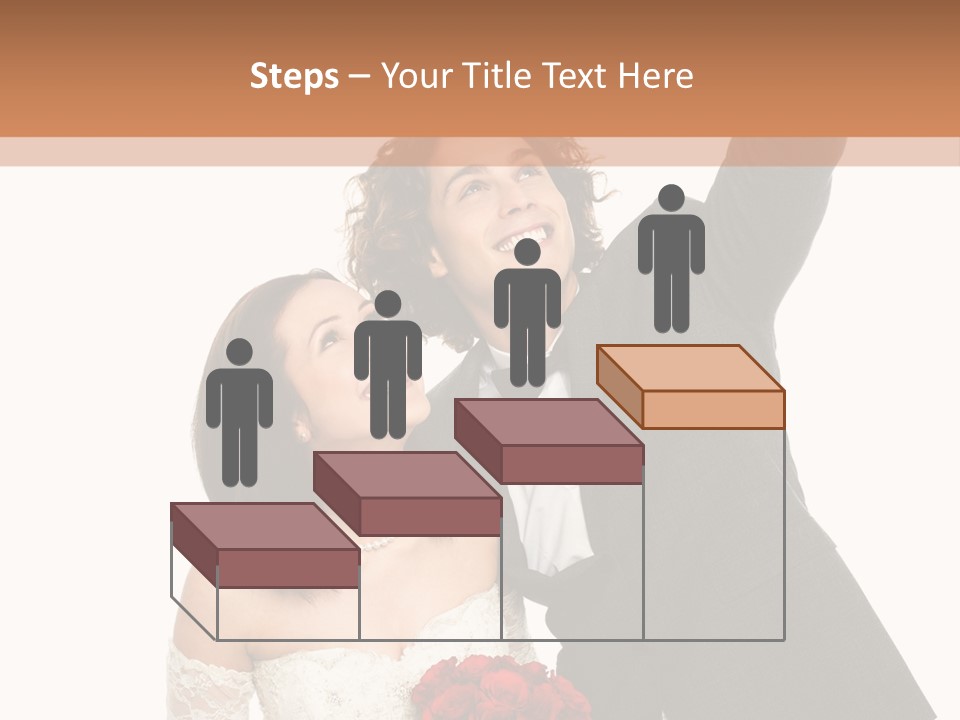 Dress Man Finger PowerPoint Template
