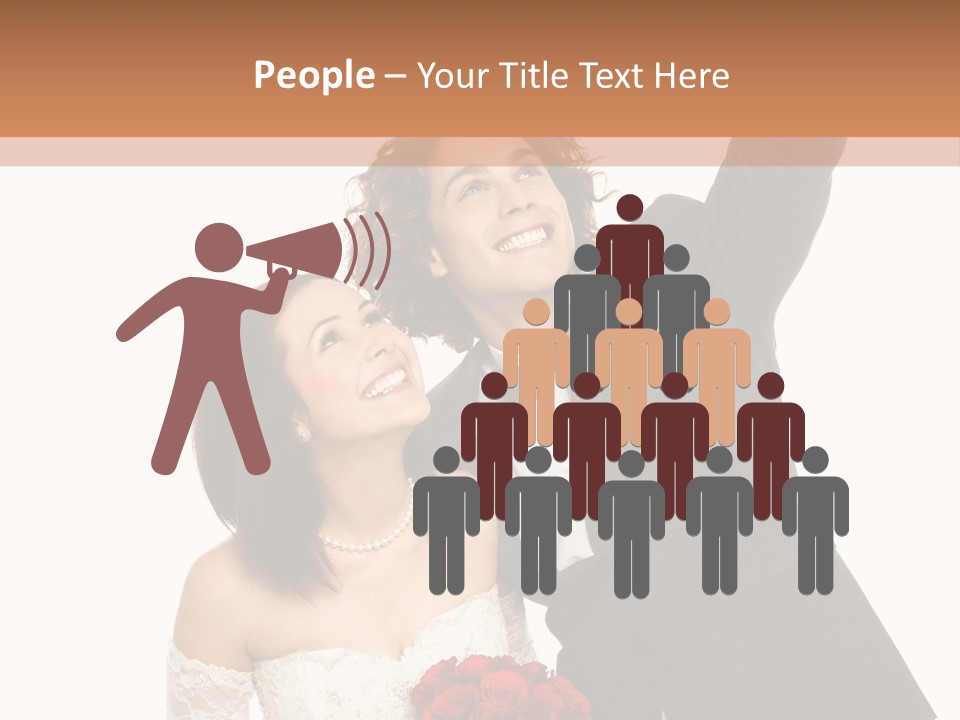 Dress Man Finger PowerPoint Template