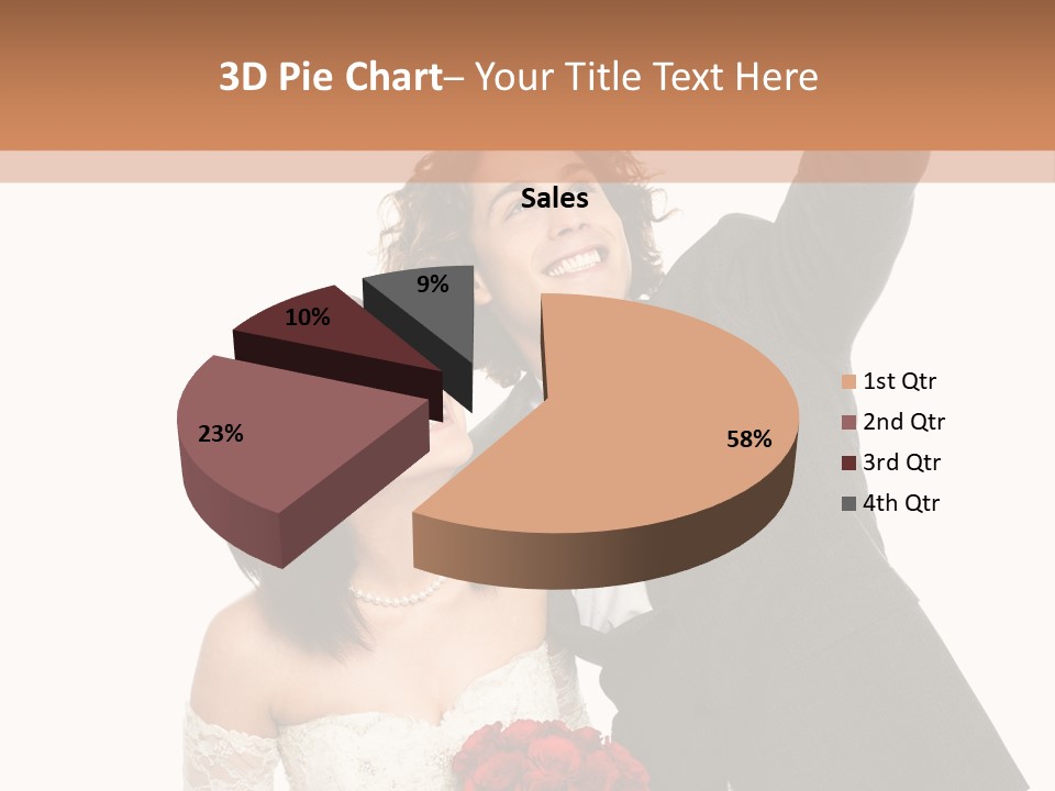 Dress Man Finger PowerPoint Template