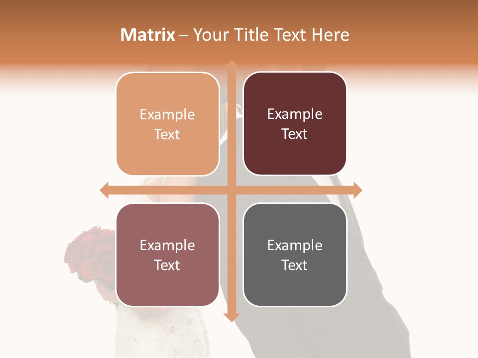 Groom Smiling Adorable PowerPoint Template