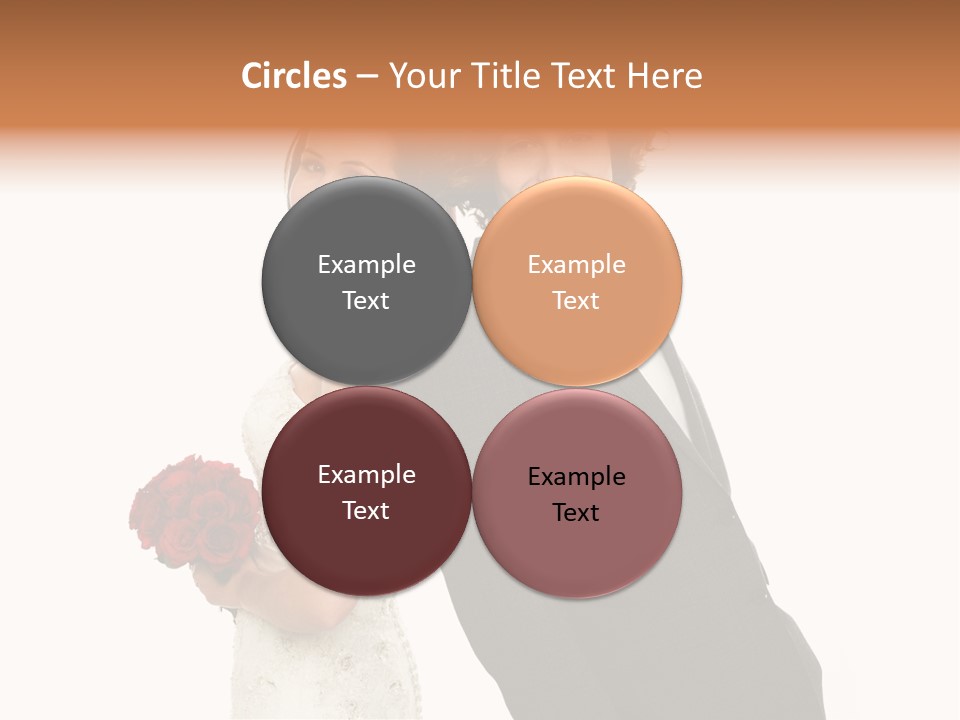 Groom Smiling Adorable PowerPoint Template