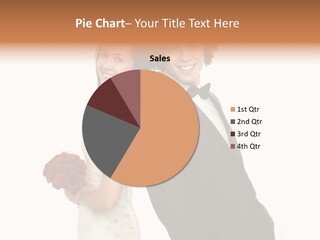 Groom Smiling Adorable PowerPoint Template