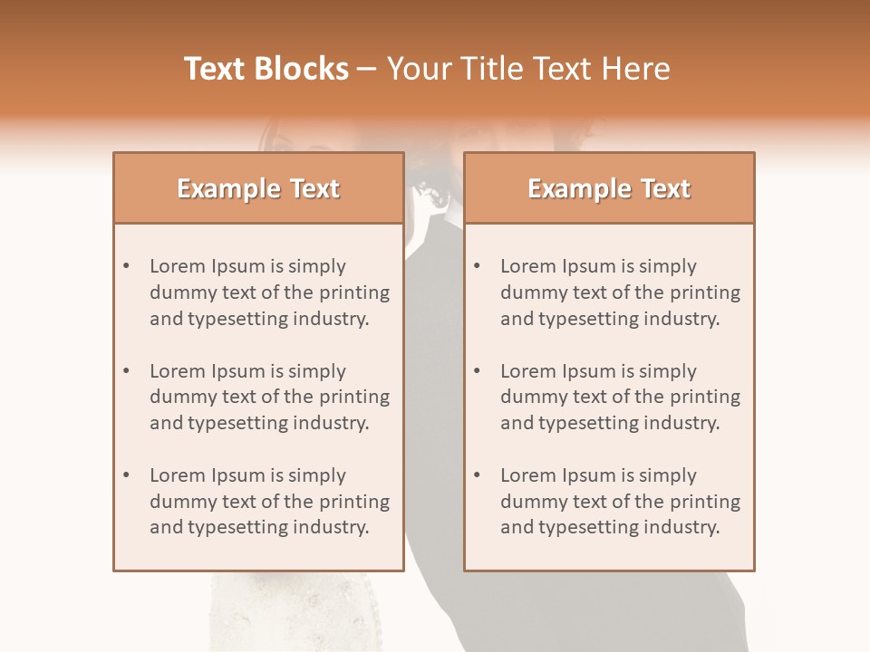 Groom Smiling Adorable PowerPoint Template