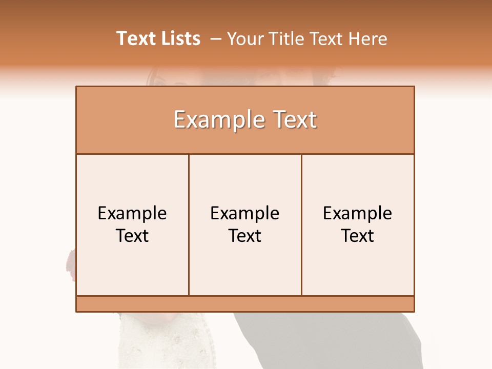 Groom Smiling Adorable PowerPoint Template