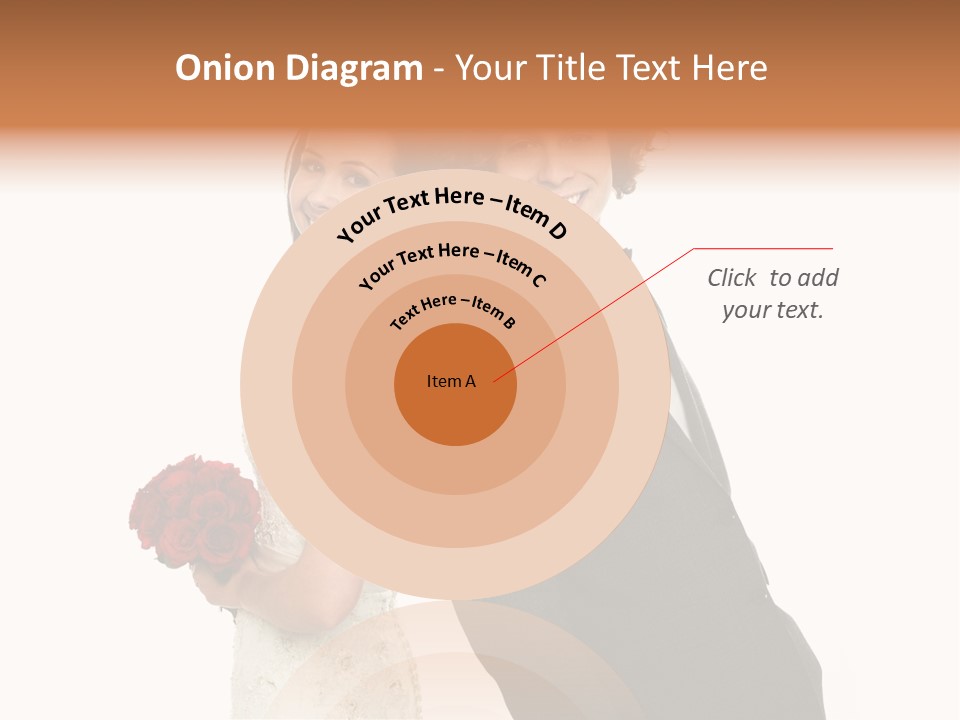 Groom Smiling Adorable PowerPoint Template