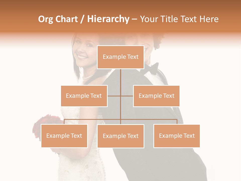 Groom Smiling Adorable PowerPoint Template