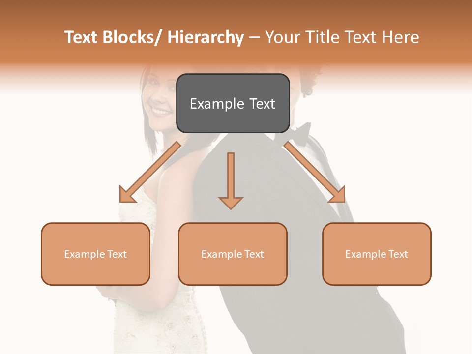 Groom Smiling Adorable PowerPoint Template
