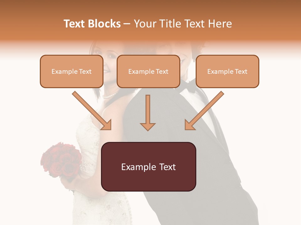 Groom Smiling Adorable PowerPoint Template
