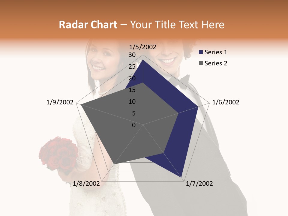 Groom Smiling Adorable PowerPoint Template