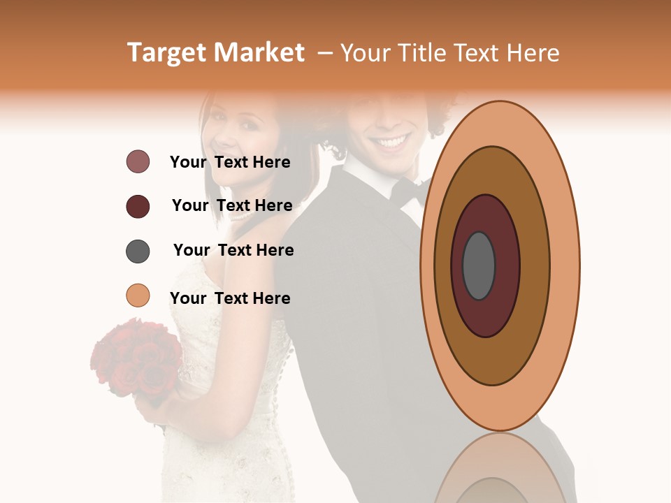 Groom Smiling Adorable PowerPoint Template