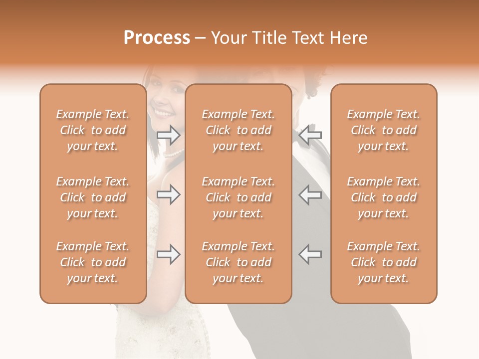 Groom Smiling Adorable PowerPoint Template