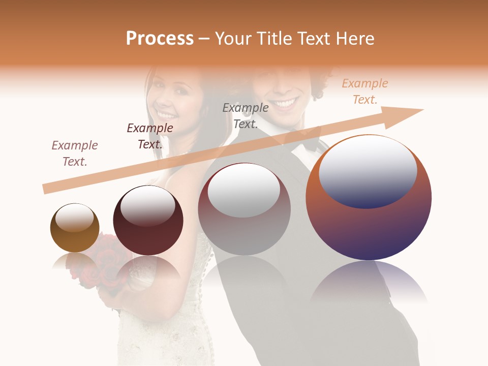 Groom Smiling Adorable PowerPoint Template