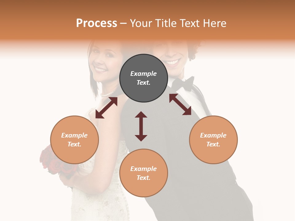 Groom Smiling Adorable PowerPoint Template