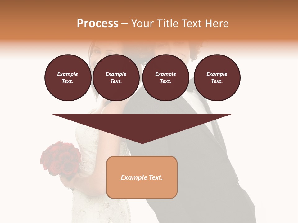 Groom Smiling Adorable PowerPoint Template