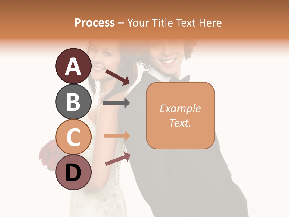 Groom Smiling Adorable PowerPoint Template