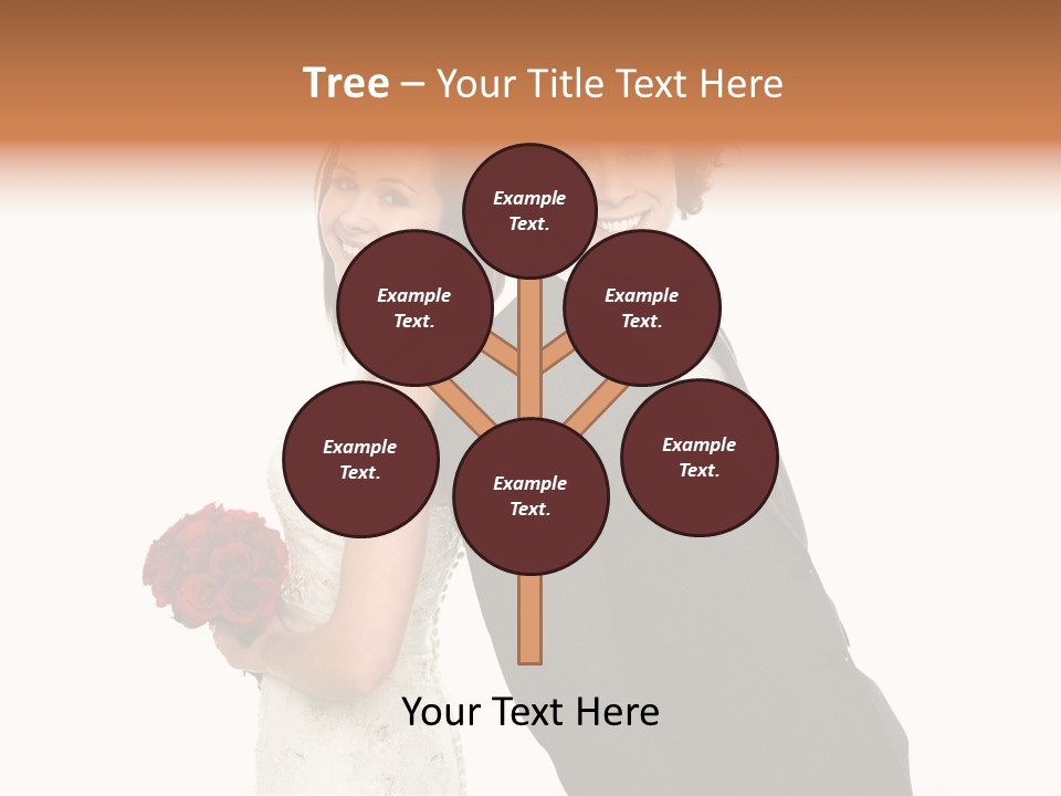 Groom Smiling Adorable PowerPoint Template