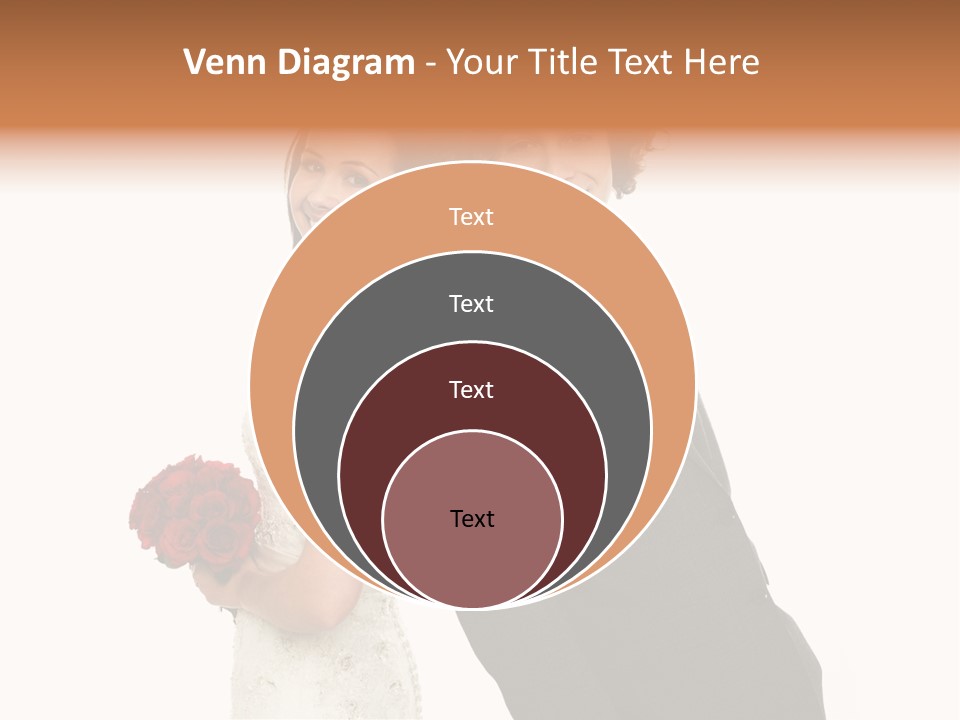 Groom Smiling Adorable PowerPoint Template