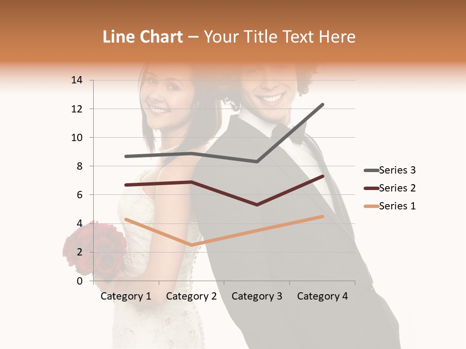 Groom Smiling Adorable PowerPoint Template