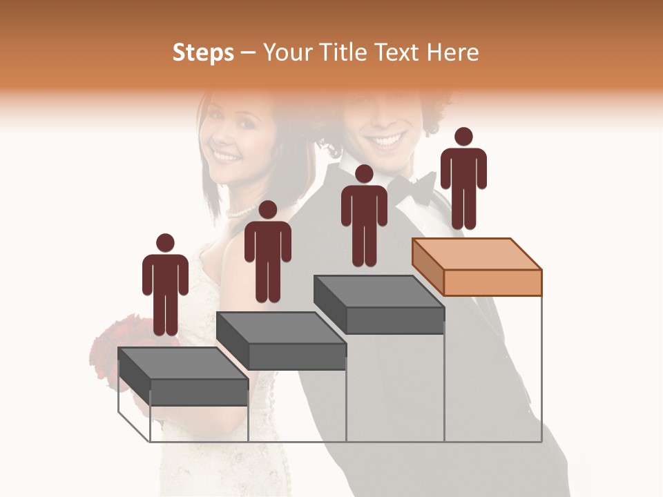 Groom Smiling Adorable PowerPoint Template